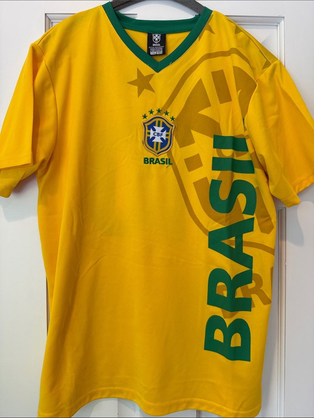 Brasil Neymar Jr Soccer Jersey. Youth XL
